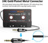 DIGITNOW Cassette 3.5MM Smartphone/MP3 3.7Ft Car Audio to Aux Adapter, Aux Audio Cable Tape Player for Player/CD