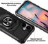TJS Heavy Duty Protection Case for Boost Mobile Celero 5G 2024, with Tempered Glass Screen Protector and Metal Ring