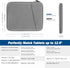 MoKo 12.9 Inch Tablet Sleeve Bag - Compatible with 13 Inch New iPad Pro M4 & Air M2 2024, Waterproof Bag with Pocket