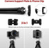 Goocong Phone Tripod, Flexible Tripod for Cell Phone with Cell Phone Mount Portable Camera Tripods for iPhone, Samsung