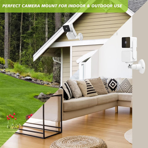 2 Pack Wall Mount for Wyze Cam Pan V3, Indoor Outdoor Security Mount for Wyze Cam Pan and Other Cameras