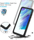 Lanhiem Black IP68 Waterproof Dustproof Case for Samsung Galaxy S21 FE 5G 6.4 Inch with Built-in Screen Protector