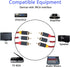 Jelly Tang 15Ft,3RCA 3RCA 24K Set-Top More(15Ft/5M) Audio Video RCA Cable Male to Male Gold Plated Composite AV Cable