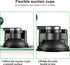 FANAUE 25mm 1" Universal Car Phone Mount - Heavy-Duty Sticky Gel Suction Cup with Ball, RAM-Compatible