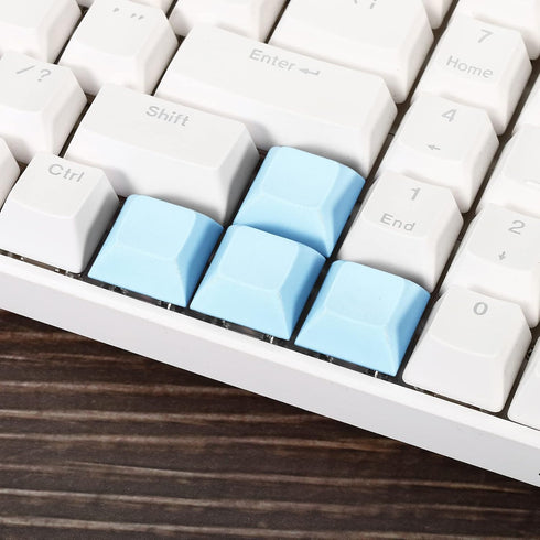 PATIKIL 1U Blank Keycaps, 5 Pack Universal PBT Keyboard Replacement Accessories for MX Mechanical Keyboard