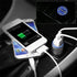 Sicodo 3.4A Car Charger, 2 Pack USB Smart Port Compatible with iPhone 16 15 14 13 12 SE 11 X Pro
