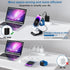 Aluminum Alloy 3 in 1 Wireless Charger Stand - Mag-Safe Compatible with iPhone 15/14/13/12, iWatch, AirPods (Cable