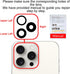ASDAWN Back Camera Lens Glass Replacement for iPhone 15 Pro, 6.1 Inches, Pre-Installed Adhesive with Installation Manual