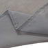 ZebraSmile 1 Panel Tab Top Curtains - Sheer Drapery for Bedroom & Living Room - Silver Gray 88(H) X55(W) in