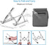 Tek Styz 21" 50 PRO Stand Compatible with HDTV AV Durable Adjustable Desktop Holder, Portable, up to Screens