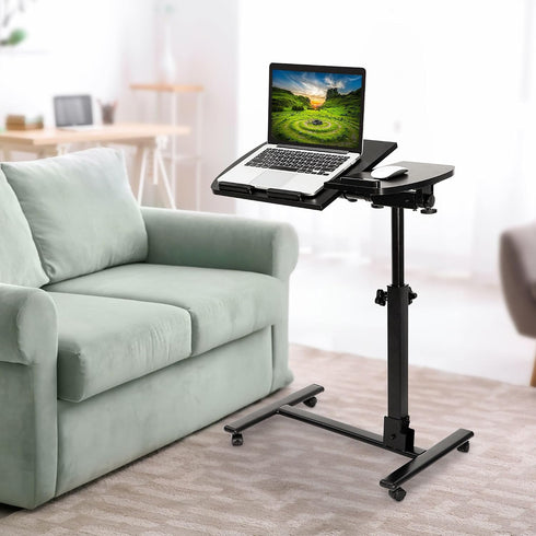 F2C Portable Adjustable Height 360 Swivel Laptop Desk PC Computer Mobile Notebook
