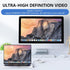 ELUTENG 90 Degree USB C Adapter 3 Pack, Right Angle USB Type C Male to Female 8K@60Hz Connector