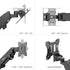 Rosewill 15-32 inch 19.8lb, Single Adjustable Monitor Arm Desk Mount Fits Screen, Holds Gas Spring Monitor Stand, Full