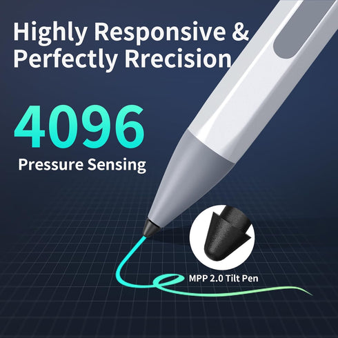 SSSGRGB 2.0 4096 ASUS Stylus Pen for Transformer/Mini/Zenbook Flip/Pro/Vivobook Flip/Pro/Duo/Notebook, Rechargeable MPP