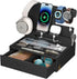 Pezin & Hulin Wooden Charging Station, Bedside Nightstand Tray, with Spacious Drawer,