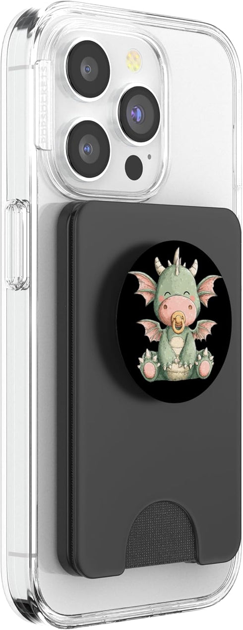 Dragon Pacifier Outfit Cool Baby Dragon Look for Pacifier Lovers PopSockets PopWallet for MagSafe
