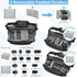 Waterproof Camera Sling Bag with Tripod Holder, Crossbody Case for DSLR/SLR/Mirrorless Photographers - Black