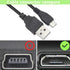 Sqrmekoko USB Interface Charging Cord | Data Transfer Micro USB Cable Compatible with Canon PowerShot G7X Mark II, 2.6ft