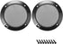 uxcell 2pcs 2" Speaker Grill Mesh Decorative Circle Woofer Guard Protector Cover (Black)