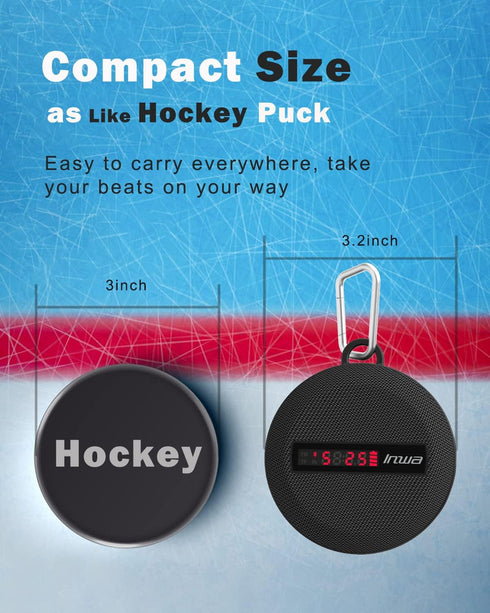 Inwa Portable Bluetooth Speaker, Bike Speaker with Speed Display, Wireless Speaker with 480 Mins Playtime for Riding,