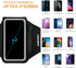 Running Armband with Earphone Bag, Cell Phone Holder for iPhone 16/15/14/13/12 Pro, Galaxy S21/S20