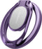 Purple Magnetic Phone Ring Holder - Double Adjustable Grip & Stand, Compatible with MagSafe & PopSockets for iPhone &