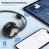 LEVN Bluetooth Headset, Wireless with Microphone, 60Hrs Talk Time, AI Noise Cancelling for Trucker/Remote Work