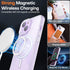 Slim Clear Magnetic Case for iPhone 14 & 13 - Military-Grade Protection, Compatible with MagSafe, 6.1 inch.