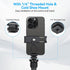 UTEBIT 1/4" 180 360 17 16 15 14, Universal Phone Tripod Mount with Cold Shoe Mount, Thread Tilt Rotation Support
