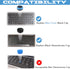 LeFix 2 x Replacement Trackpoint Caps Mouse Pointing Stick for Dell E6400 E6410 E6420 E6430 E4300 E4310 E5410 E5500 E7240 E7440 E7250 E7450