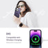 Anqrp iPhone 15 Pro Case, Dark Purple Soft Silicone Slim Anti-Scratch Protective Cover with Wireless Charging Support