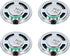 uxcell 4 Pcs 0.5W 16 Ohm Small Speakers Metal Shell Round Internal Micro