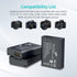 LP LP-E10 Battery Charger Pack, 3-Pack 1600mAh Replacement Battery, USB Charger for Canon EOS Rebel T7, T6, T5, T3