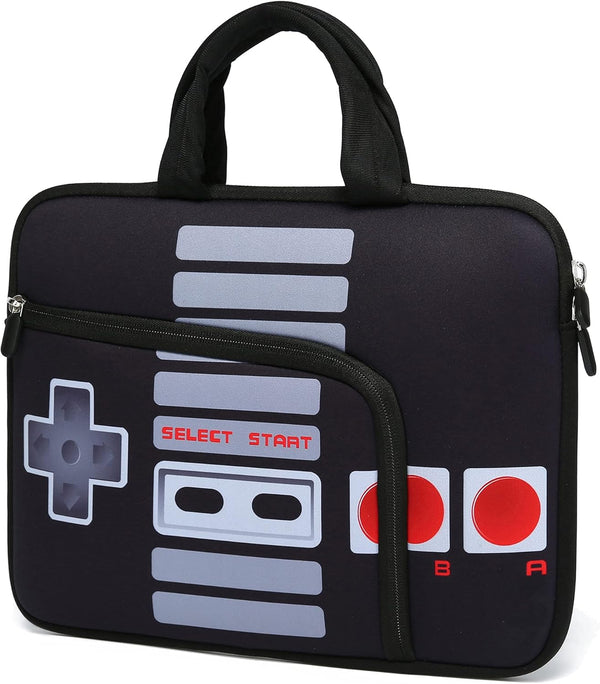 11.6" 12.2 inches Laptop Sleeve Case, Waterproof Neoprene Handle Sleeve for Kids, Men, Women with Two Pockets