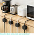 Htydjd 12 PCS Magnetic Cable Clips Cord Holder for Night Stand Magnetic Cable Organizer Desk Adhesive Cord Keepers