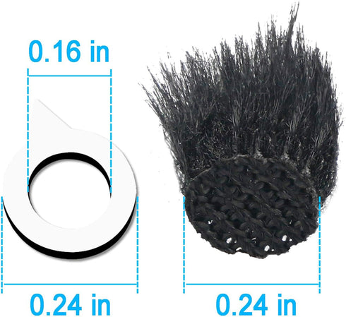 YOUSHARES Camera Mic Windscreen, 10 PCS Fur Wind Muff Wind Cover for Sony RX1 RX10 RX100 Digital Compact Cameras