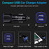 Car Charger, 2.4A 12W AndHot 2 Pack Mini Dual Port USB Car Charger Adapter Plug for iPhone 15 14 13 12 SE 11 Pro Max XR