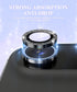 9H BERFY Camera Lens Protector for iPhone Air, Glitter Bling Aluminum Alloy Metal Ring, Tempered Glass Camera Cover
