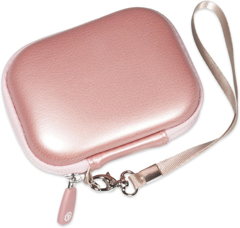 GETGEAR Case for miisso 6000mah Ultra Slim Power Bank, Built-in Cables (Rose)