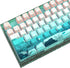 JSJT Side Printed Keycaps - Shine Through PBT Doubleshot Custom Keycap Set, Deep Sea Theme, 126 Keys for Cherry MX