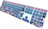 Silicone Keyboard Cover for Apple iMac Magic Keyboard MQ052LL/A, Cute Print Keyboard Skin, US Layout, Red Flower