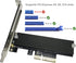 M.2 NVME to PCIe 3.0/4.0 x4 Adapter - NVME/AHCI SSD to PCIe Expansion Card with Heatsink