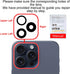 2 PCS ASDAWN Back Rear Camera Lens Glass Replacement for iPhone 15 Pro 6.1 Inches with Installation Manual