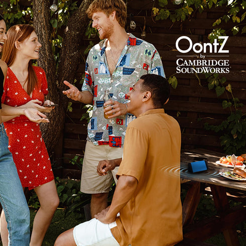 OontZ Angle 3 Bluetooth Speaker, Portable Wireless Bluetooth 5.0, 10 Watts, IPX5 Water Resistant, Loud Speaker (Blue)