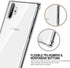 Salawat Galaxy Note 10+ Clear Gradient Case - Slim, Scratch-Resistant, Shockproof TPU Bumper for 6.8inch