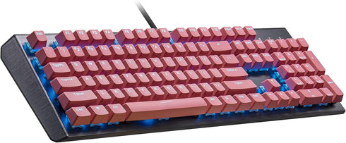 Cooler Master Sakura Pink PBT Doubleshot Backlit Keycap Upgrade Set for Mechanical Keyboards, US 104 Layout