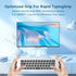 iPazzPort 2.4G Bluetooth Air Mouse Remote Keyboard, Wireless Keyboard Combo Plug & Play Handheld Remote Control