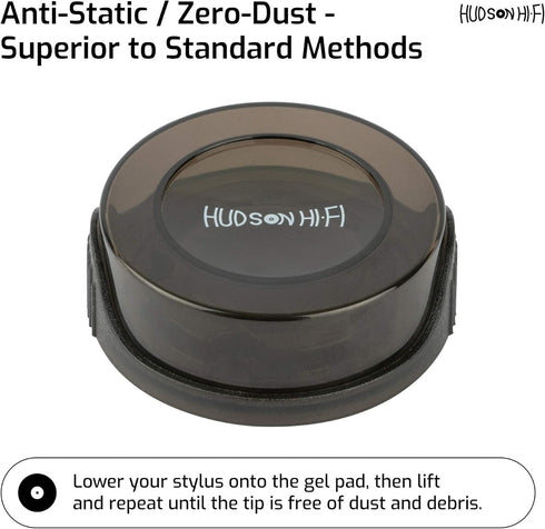 Turntable Stylus Cleaning Gel, Anti-Static & Zero-Dust LP Cartridge Needle Cleaner for Vinyl Records
