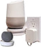 Mount Genie Smart Home Outlet Shelf: Hidden Cord Storage for Google Home, Nest, Security Cameras, Smart Speakers