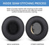 GVOEARS Ear Pads Replacement for Beats Solo 3, Earpad Cushions Compatible with Beats by Solo3/Solo2 Wireless ON-Ear